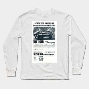 Classic Sunbeam Tiger car advert Long Sleeve T-Shirt